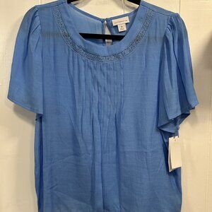 Liz Claiborne T-Shirt Light Blue